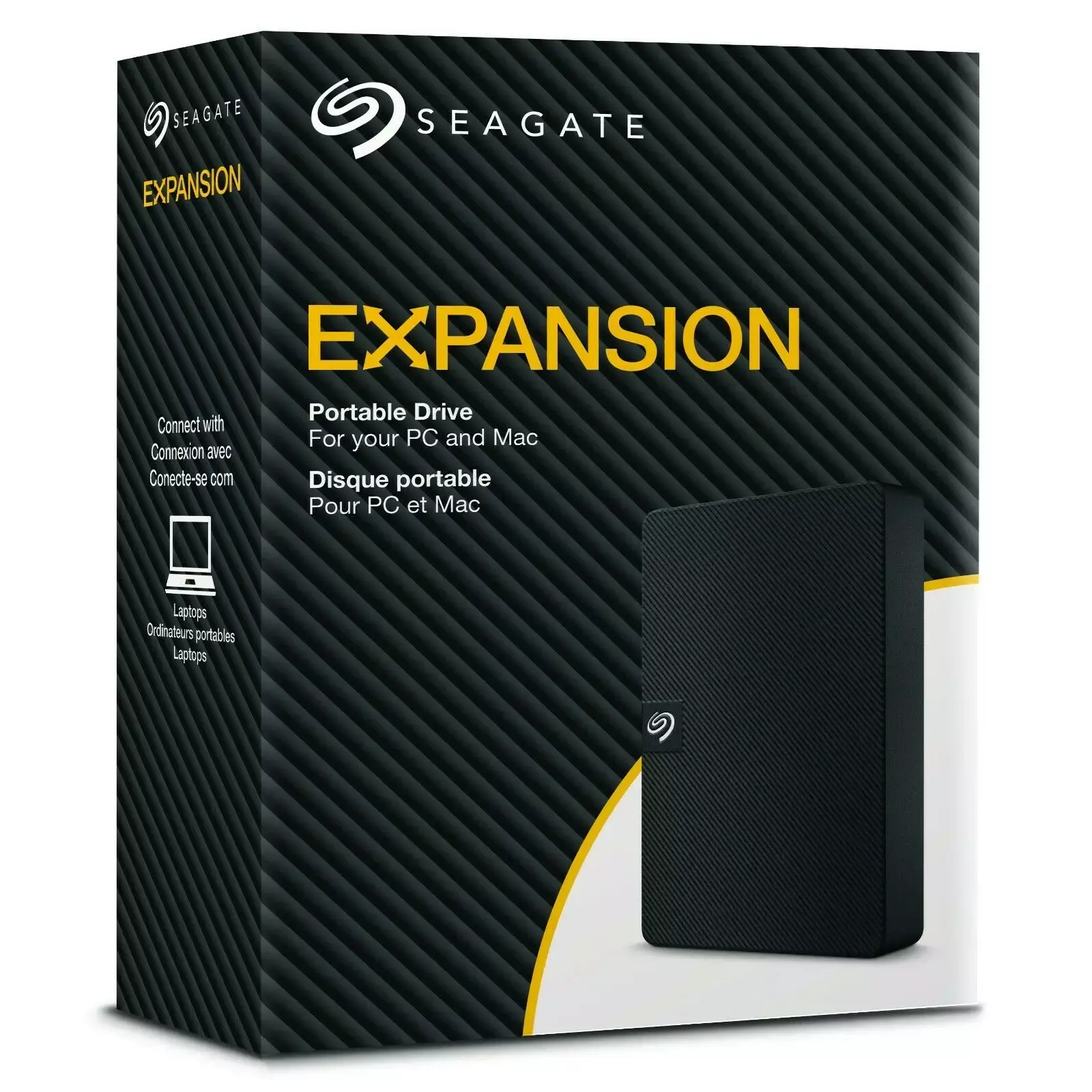 Disco duro externo portatil Seagate Expansion STKM2000400, 2 TB, USB 3.0, Negro